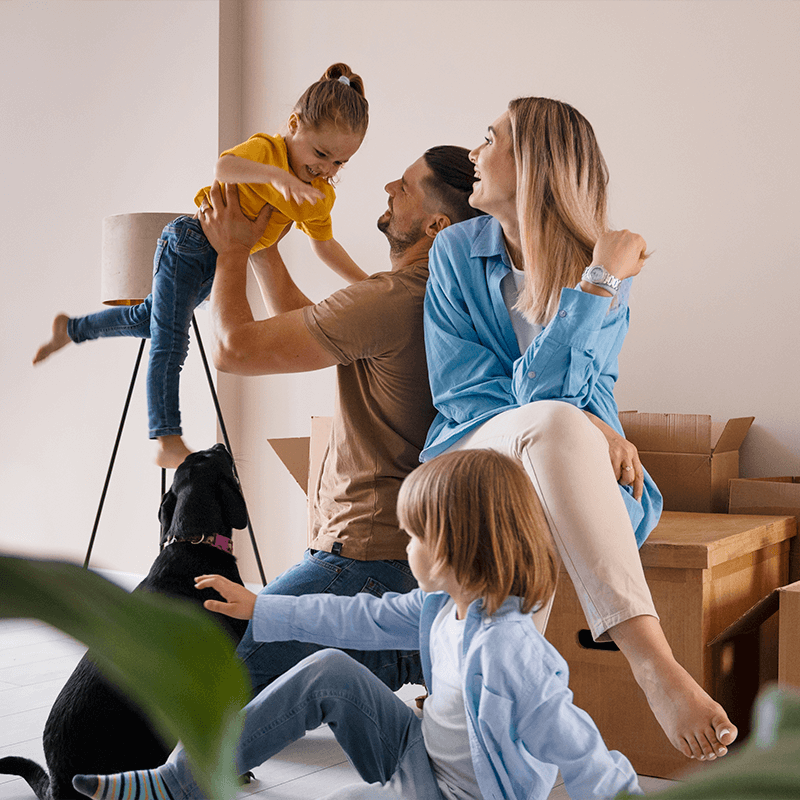 Ambiente residencial com foco em prevenção de acidentes infantis